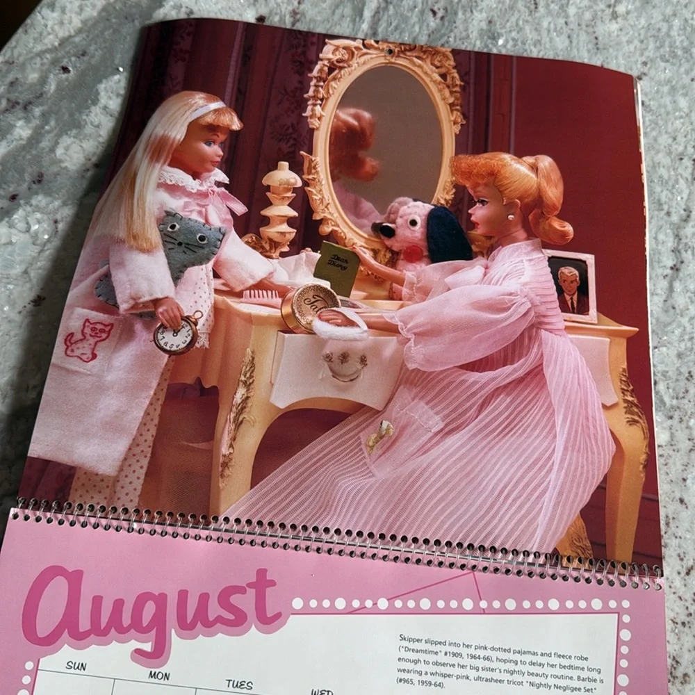 Vintage Hallmark 1995 Barbie Calendar
